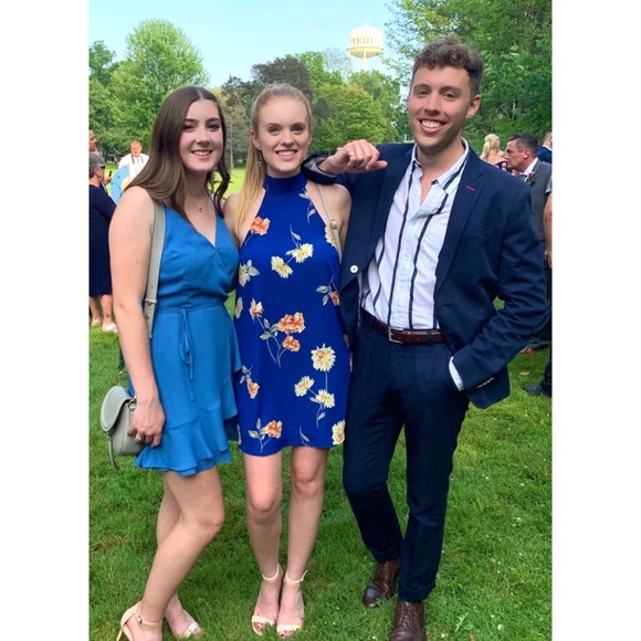 🌸 “Flower Power” Halter Bow Tie Print Swing Dress - Picture 10 of 16